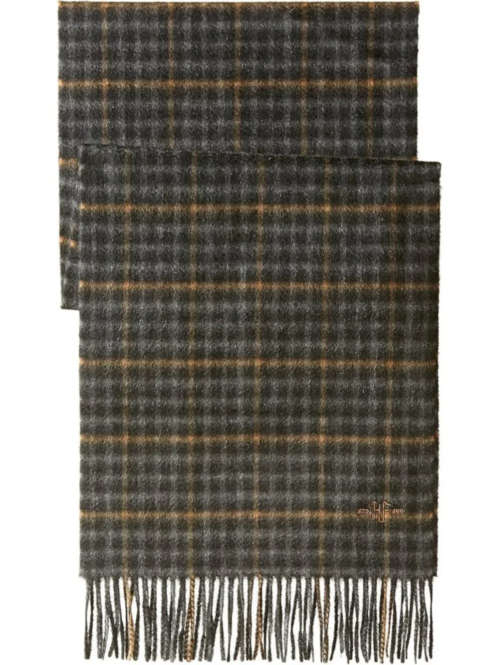 Ultra-Soft 100% Cashmere Scarf for Men - Patterned Winter Accessory, 66